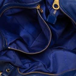 Pre Owned Marc By Marc Jacobs Blue Soft Leather Bentley Tote