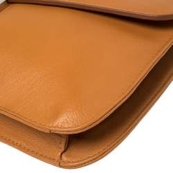 Pre Owned حقيبة كلتش مارك باي مارك جاكوبس بيانكا شكل المظروف جلد بني فاتح