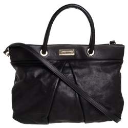 Pre Owned Marc by Marc Jacobs Black Leather Marchive Tote 