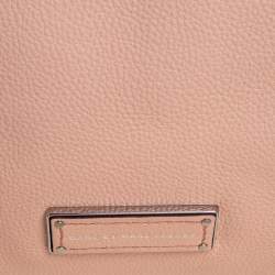 Pre Owned حقيبة يد مارك باي مارك جاكوبس تو هوت تو هاندل جلد برتقالي زهري