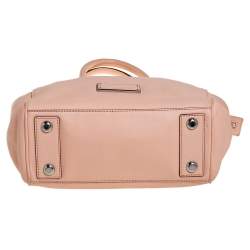 Pre Owned حقيبة يد مارك باي مارك جاكوبس تو هوت تو هاندل جلد برتقالي زهري