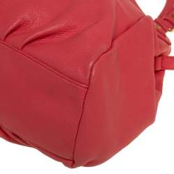 Pre Owned Marc by Marc Jacobs Pink Leather Classic Q Francesca Shoulder Bag