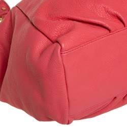 Pre Owned Marc by Marc Jacobs Pink Leather Classic Q Francesca Shoulder Bag
