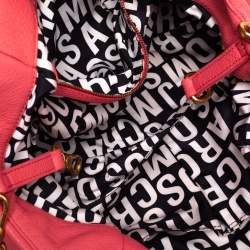 Pre Owned Marc by Marc Jacobs Pink Leather Classic Q Francesca Shoulder Bag