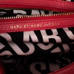 Pre Owned Marc by Marc Jacobs Pink Leather Classic Q Francesca Shoulder Bag
