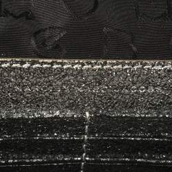 Pre Owned Marc by Marc Jacobs Silver Crackled Leather Shoulder Bag