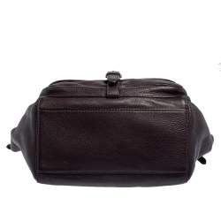 Pre Owned حقيبة مارك باي مارك جاكوبس جيب أمامي جلد أرجواني داكن