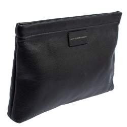 Pre Owned Marc by Marc Jacobs Black Leather Can't Clutch
