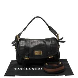 مملوكة مسبقًا Marc by Marc Jacobs Black Leather Saddlery Sophie Convertible Satchel
