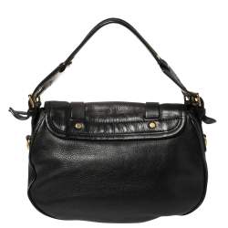 مملوكة مسبقًا Marc by Marc Jacobs Black Leather Saddlery Sophie Convertible Satchel
