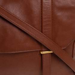 Marc by Marc Jacobs Brown Leather Flap Messenger Bag