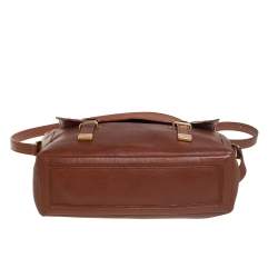 Marc by Marc Jacobs Brown Leather Flap Messenger Bag