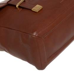 Marc by Marc Jacobs Brown Leather Flap Messenger Bag