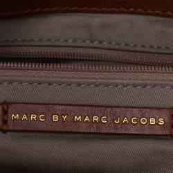Marc by Marc Jacobs Brown Leather Flap Messenger Bag