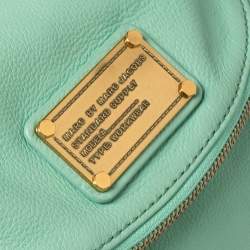 Pre Owned حقيبة كروس مارك باي مارك جاكوبس كلاسيك كيو ناتاشا جلد أخضر مينت
