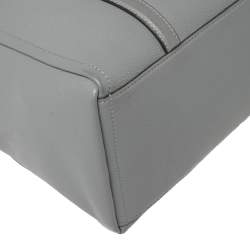 Pre Owned  Marc Jacobs Grey Pebbled Leather The Tag Tote