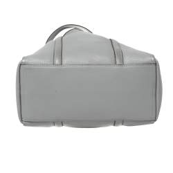 Pre Owned  Marc Jacobs Grey Pebbled Leather The Tag Tote