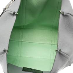Pre Owned  Marc Jacobs Grey Pebbled Leather The Tag Tote