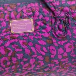 Pre Owned Marc by Marc Jacobs Purple/Blue Nylon Laptop Bag