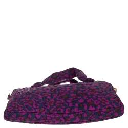 Pre Owned Marc by Marc Jacobs Purple/Blue Nylon Laptop Bag