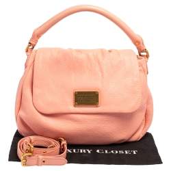 Marc by Marc Jacobs Pink Leather Classic Q Lil Ukita Top Handle Bag