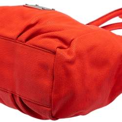 Pre Owned Marc by Marc Jacobs Orange Leather Tote