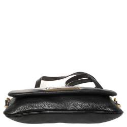 Pre Owned حقيبة كروس مارك باي مارك جاكوبس تو هوت تو هاندل جلد أسود