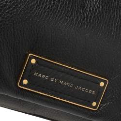 Pre Owned حقيبة كروس مارك باي مارك جاكوبس تو هوت تو هاندل جلد أسود