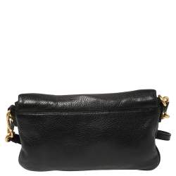 Pre Owned حقيبة كروس مارك باي مارك جاكوبس تو هوت تو هاندل جلد أسود