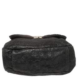 Pre Owned حقيبة هوبو مارك باي مارك جاكوبس مجعد موس جلد نقش شعار دريمي كحلي