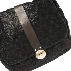 Pre Owned حقيبة هوبو مارك باي مارك جاكوبس مجعد موس جلد نقش شعار دريمي كحلي