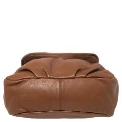 Pre Owned حقيبة مارك باي مارك جاكوبس كيو ليل يوكيتا كلاسيكية جلد بني بيد علوية