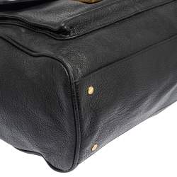 Pre Owned حقيبة يد توتس مارك باي مارك جاكوبس بيانكا جلد أسود