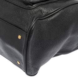 Pre Owned حقيبة يد توتس مارك باي مارك جاكوبس بيانكا جلد أسود