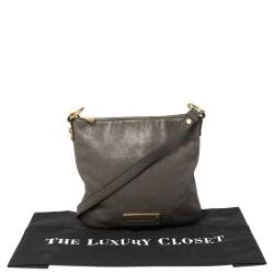 Marc by Marc Jacobs Grey Leather Small Messenger Bag