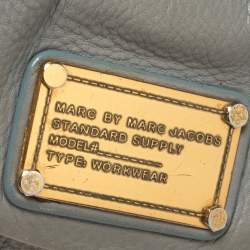 Pre Owned Marc By Marc Jacobs Grey Leather Classic Q Karlie Crossbody Bag