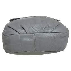 Marc by Marc Jacobs Grey Soft Leather Classic Q Lil Ukita Top Handle Bag