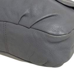 Marc by Marc Jacobs Grey Soft Leather Classic Q Lil Ukita Top Handle Bag