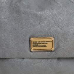 Marc by Marc Jacobs Grey Soft Leather Classic Q Lil Ukita Top Handle Bag