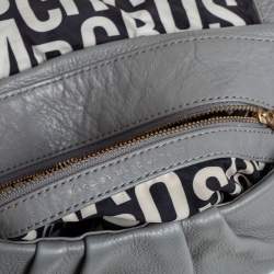 Marc by Marc Jacobs Grey Soft Leather Classic Q Lil Ukita Top Handle Bag