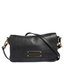 Pre Owned Marc by Marc Jacobs Black Leather Too Hot To Handle Percy Crossbody Bag