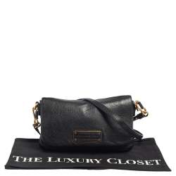 Pre Owned Marc by Marc Jacobs Black Leather Too Hot To Handle Percy Crossbody Bag