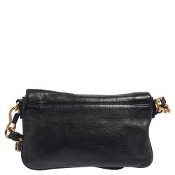 Pre Owned Marc by Marc Jacobs Black Leather Too Hot To Handle Percy Crossbody Bag