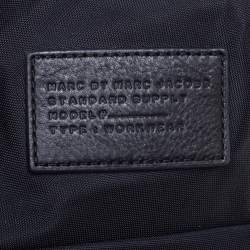 Pre Owned Marc by Marc Jacobs Black Nylon and Leather Biker Backpack