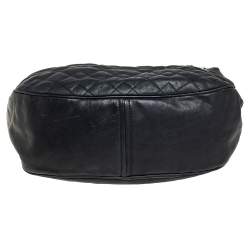 Marc by Marc Jacobs Black Quilted Leather Moto Hobo