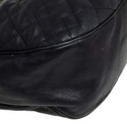 Marc by Marc Jacobs Black Quilted Leather Moto Hobo