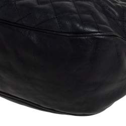 Marc by Marc Jacobs Black Quilted Leather Moto Hobo