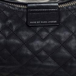 Marc by Marc Jacobs Black Quilted Leather Moto Hobo