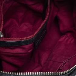 Marc by Marc Jacobs Black Quilted Leather Moto Hobo