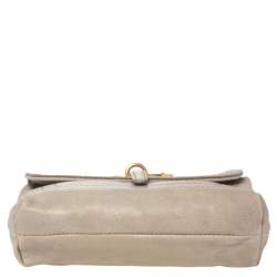 مملوكة مسبقًا Marc By Marc Jacobs Grey Leather Petal To The Metal Pouch